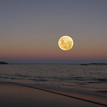 flower moon over the three sisters. Explored 17th May 25