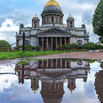 The Saint Isaac's Cathedral Water Reflection