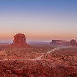 Monument Valley Sunset Pano 2