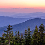 Dusk in the Great Smoky Mountains