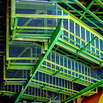 Industrial Geometry &ndash; Staircase at V&ouml;lklinger H&uuml;tte 1 of 1