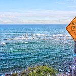 Kuilei Cliffs Beach from Diamond Head Lookout - Oahu, Hawaii