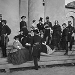 Mathew Brady - Gen. Samuel P. Heintzelman, Family & Staff - at Arlington House - Oct. 18, 1862 - With List of ID's