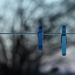 Twilight in blue tones