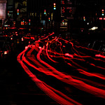 Slow traffic on Brodway