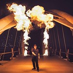 Well the lunar eclipse was a no go in Toronto thanks to the clouds. However we were expecting that, so we planned ahead brought our Plan A which was Damien Flame. 🔥🔥🔥😈🔥🔥🔥 📷💯👍😉 -----------