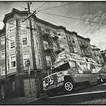 Magic Bus in a dark alley