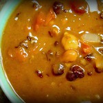 Spicy Black Bean & Garbanzo Soup
