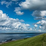Cumulus clouds in the Netherlands