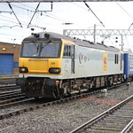 DBS 92024 "J S Bach" heads North Through Platform 3 at Carlisle while working 4S43 Daventry - Mossend Tesco Express.