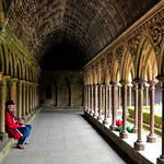 Mont St Michel Cloisters Contemplation