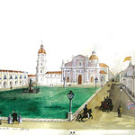 A watercolor painting by Jos&eacute; Honorato Lozano in 1851