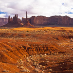 Totem Pole across the wash