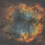 Cepheus in Colour "The space wave" IC 1396 #Explored