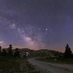 Milky Way and Planets Near Opposition