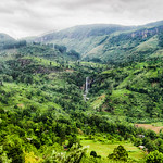 View from the mountains of Ceylon