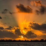 September 2016 Sunset Slikken van Flakkee