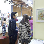 Gallery opening of Bear and Bird's Evil vs. Good