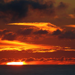 Sunrise over the Atlantic Ocean