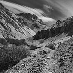 Path and Clouds (I) [Reprocessed] [BW]/Sendero y Nubes (I) [Reprocesado][BN]