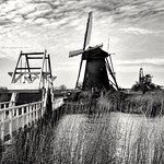 Kinderdijk windmill.