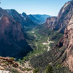 Zion Canyon from the top of Angels Landing