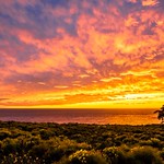 Malibu Sunset! Red, Yellow, Orange Clouds! Magical El Matador Beach Sunset! Nikon D810 HDR Photos Dr. Elliot McGucken Fine Art Photography! 14-24mm Nikkor Wide Angle F/2.8 Lens