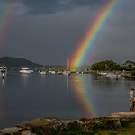 Rainbow over the bay