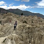 The Moon Valley (Valle de la Luna) at 3,100 meters (10,170 ft) above sea level, La Paz, Bolivia.
