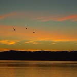 Sunset clouds and blue sky- October 24, 2017