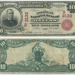 United States $10.00 (ten dollars) national currency