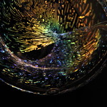 Iridescent Glass Globe (with a little inside twist)