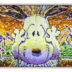 A darling painting inside the Midland Center for the Arts