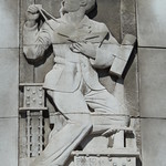 sculpture, Poplar Town Hall, E3