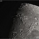 The Vallis Alpes (Alpine Valley) on the Moon