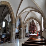 Amstetten, Lower Austria &ndash; Stadtpfarrkirche Sankt Stephan, la chiesa parrocchiale del Santo Stefano, la iglesia parroquial del San Esteban (m&aacute;rtir), l'&eacute;glise paroissiale de l&rsquo;&Eacute;tienne (premier martyr), the parish church of Saint Stephen (Kirchenstra&szlig;e)