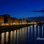 Blue hour on the Arno River
