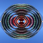 #concentric #rainbow #sculpture