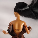 Designer Pocahontas 11 1/2'' Doll - First Look - Deboxing - Freed From Spacer - Dress Opened - Midrange Rear View