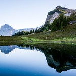 Clear morning in the Mount Baker Wilderness