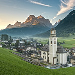 Sexten - Church during sunrise