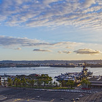 Three aircrafts carriers in San Diego Harbor