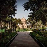 The Bara Gumbad ('Big Dome'), 1490 AD - the Lodi Gardens - Delhi, India