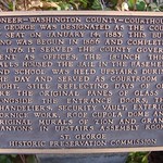 Old Washington County Courthouse Marker (Saint George, Utah)