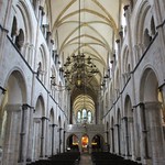Nave looking east, Chichester Cathedral, England
