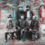 Chaplains and Officers of the Irish Brigade - Harrison's Landing, Va. - July 1862