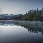 Lake Matheson in New Zealand
