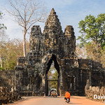 Siem Reap, Cambodia - Angkor Thom, Entry Tower