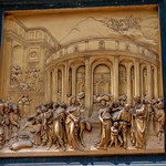 Panel in Baptistry Door