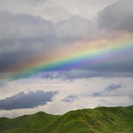 Rainbow over the Tse Chu valley, Tibet 2012